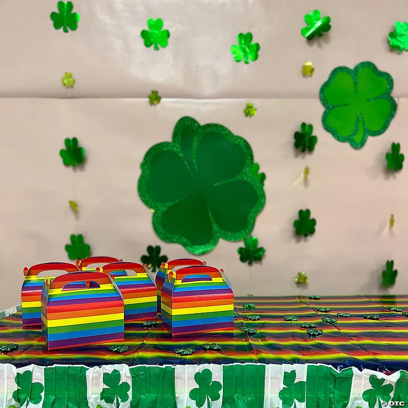7 Ft. St. Patrick's Day Shamrock String Decorations - 12 Pc.