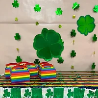 7 Ft. St. Patrick's Day Shamrock String Decorations - 12 Pc.