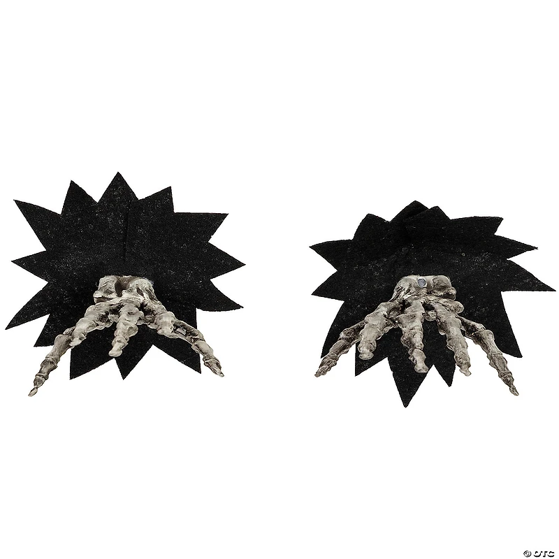 7" Skeleton Hands Halloween Window Decoration