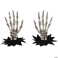 7" Skeleton Hands Halloween Window Decoration