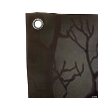 70.75" Scary Jack-o'-lantern in Graveyard Halloween Door Decoration