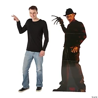 71 1/2" A Nightmare on Elm Street™ Freddy Krueger™ Life-Size Cardboard Cutout Stand-Up