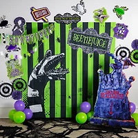 8 3/4" – 16 1/2" Beetlejuice™ Characters & Quotes Cardstock Wall Cutouts - 6 Pc.