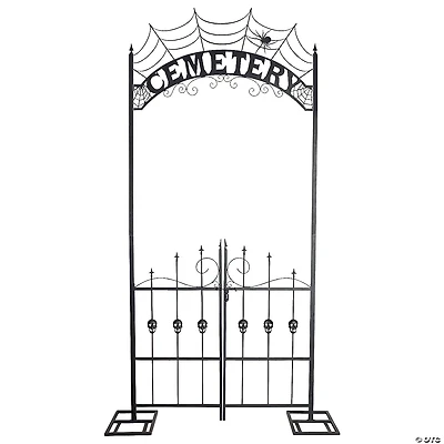 8.5 Ft. Cemetery Archway Gate Halloween Decoration