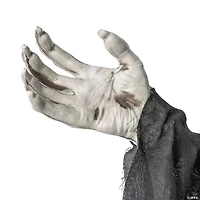 8 Ft. 2" Hanging Skeleton Reaper with Black Cloak Halloween Decoration