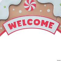 8 Ft. Gingersnap Iron Archway Christmas Decoration