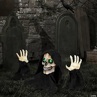8" LED Lighted Grim Reaper with Sound Outdoor Halloween Decoration