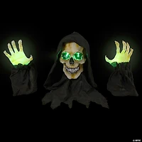 8" LED Lighted Grim Reaper with Sound Outdoor Halloween Decoration