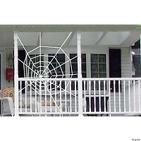 80" Spooky Spider Web Halloween Hanging Decoration