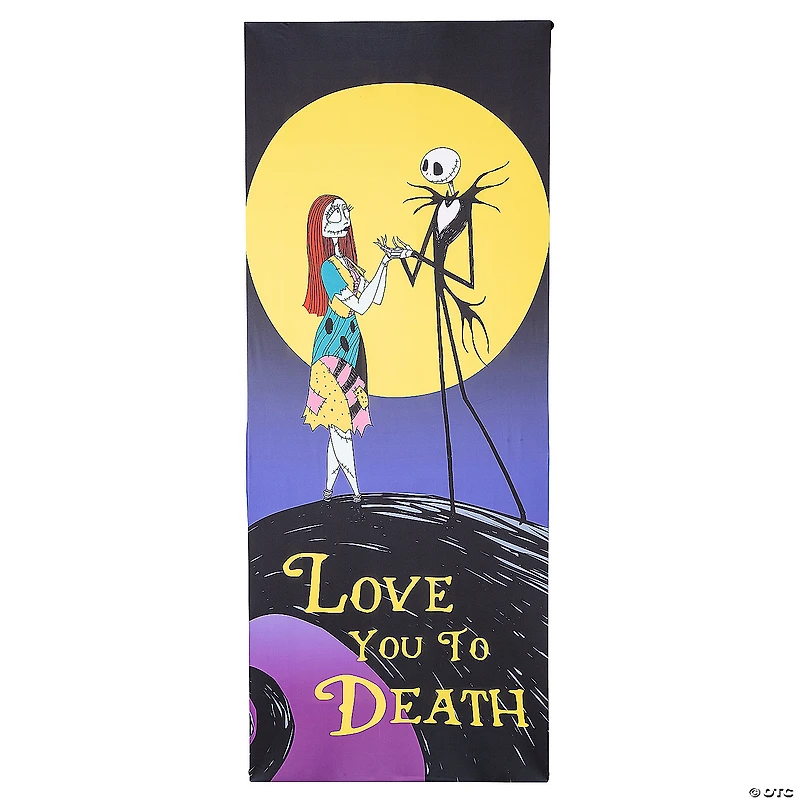 80" The Nightmare Before Christmas™ Love You to Death Halloween Door Decoration