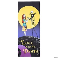 80" The Nightmare Before Christmas™ Love You to Death Halloween Door Decoration