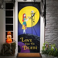 80" The Nightmare Before Christmas™ Love You to Death Halloween Door Decoration