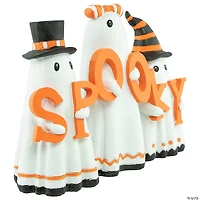 9.25" Spooky Ghost Trio Halloween Decoration