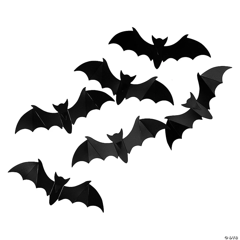 9.75' Gray Gauze and Bats Halloween Decoration Kit