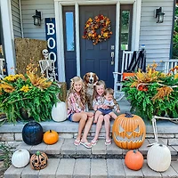 9" Funny Pumpkin Jack-o-Lantern Decoration