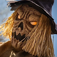 96" Staked Scarecrow Animated Halloween Prop