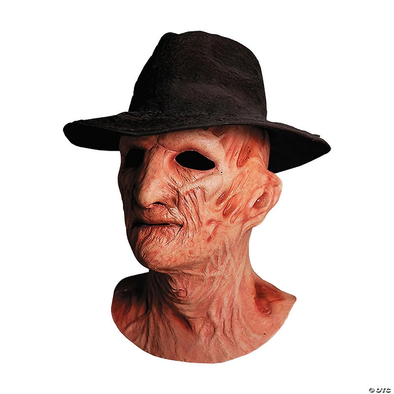 A Nightmare on Elm Street 2: Freddy's Revenge™ Deluxe Freddy Krueger Mask with Fedora Hat