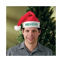 Adult “Ho! Ho! Ho!” Santa Hats - 12 Pc.