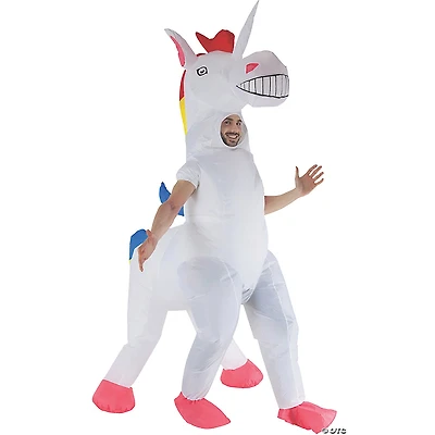 Adult Inflatable 4-Legged Unicorn Costume
