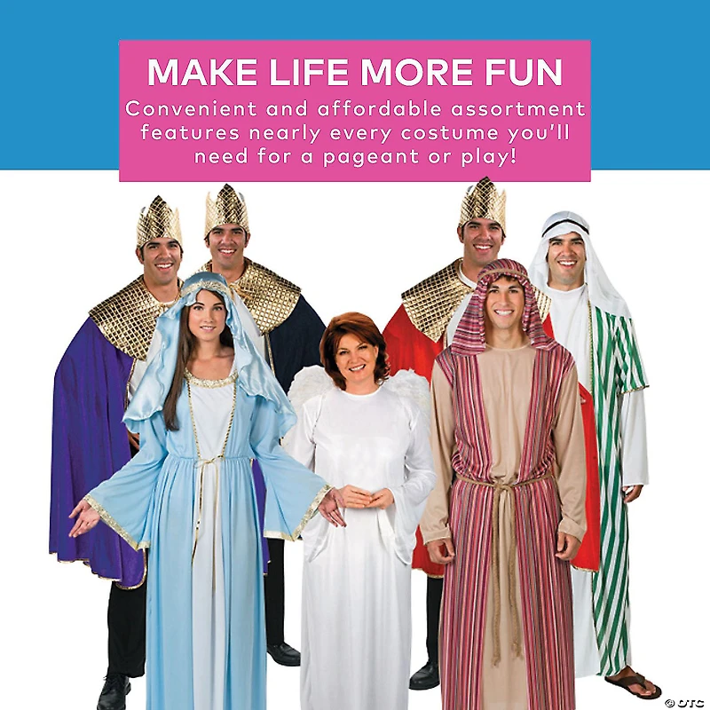 Adult’s Nativity Pageant Costume Kit