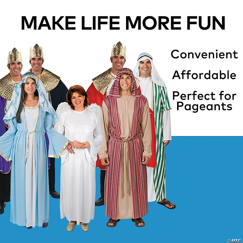 Adult’s Nativity Pageant Costume Kit