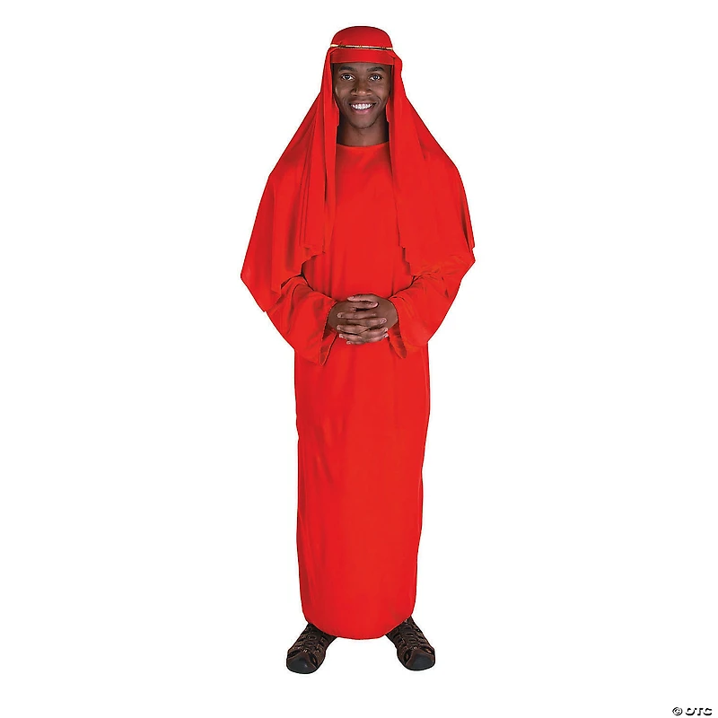 Adult’s Red Nativity Robe & Headpiece