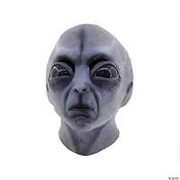Adults Area 51 Orange Jumpsuit Costume with Alien Latex Mask - Large 40-42