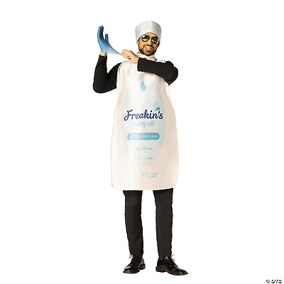 Adults Baby Oil Bottle Tunic Costume - One Size