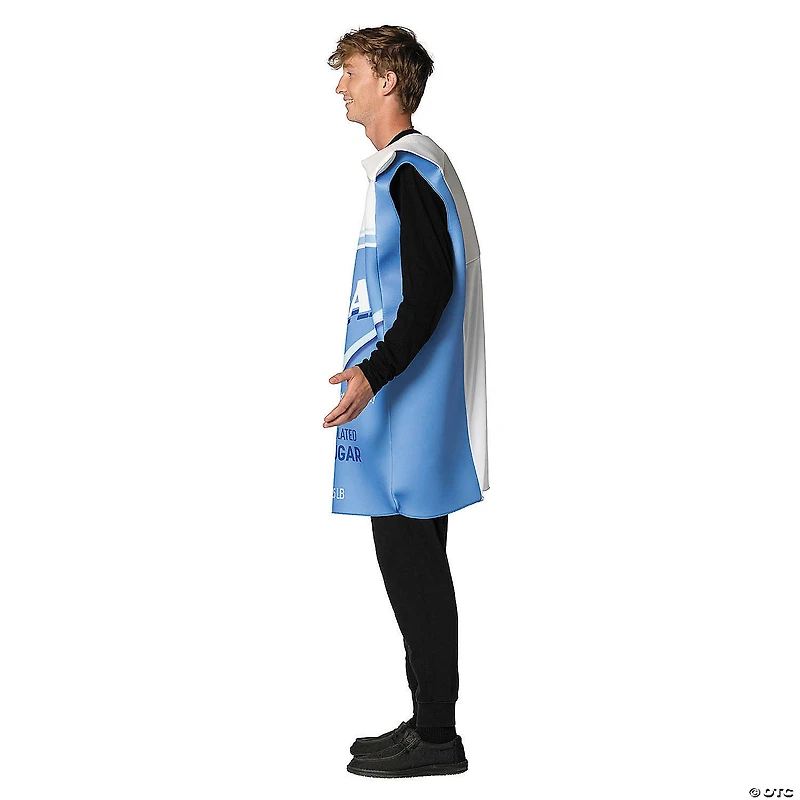 Adults Bag of Granulated Sugar Tunic Costume - One Size