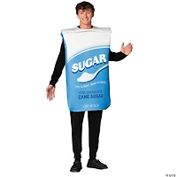 Adults Bag of Granulated Sugar Tunic Costume - One Size