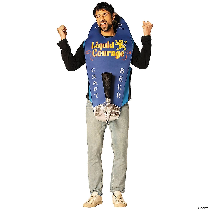 Adults Beer Tap Sleeveless Tunic Costume - One Size