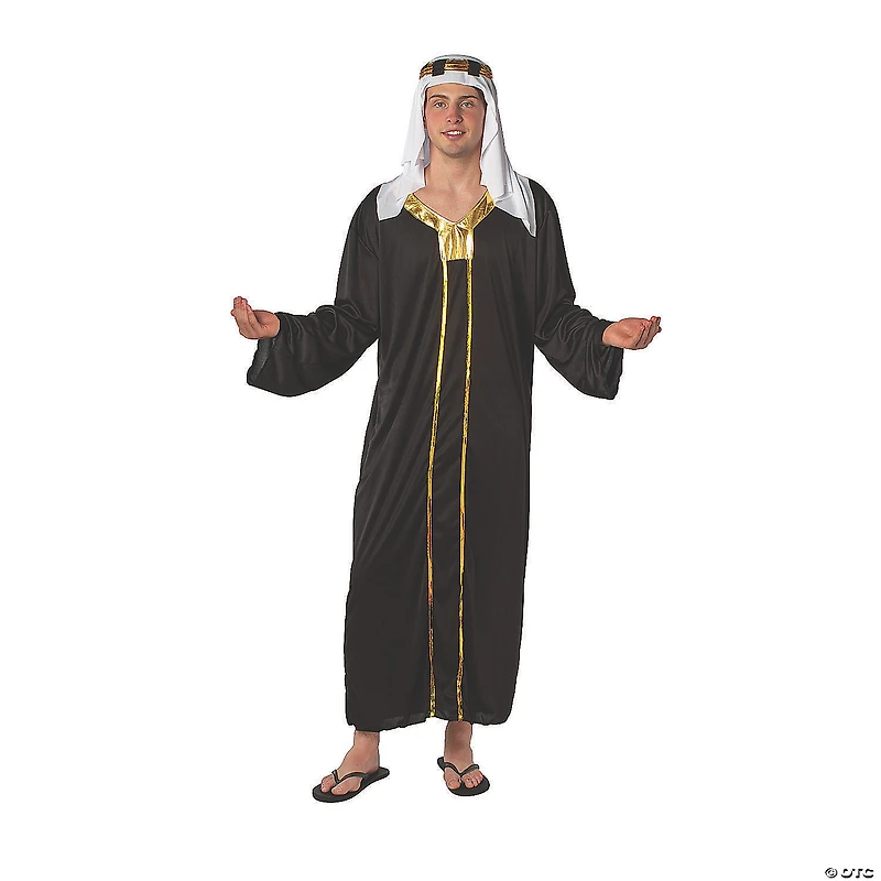 Adults Black & Gold Shepherd Costume