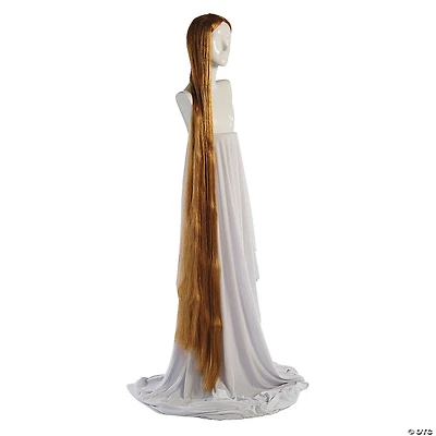 Adults Blonde Straight Extra Long Wig