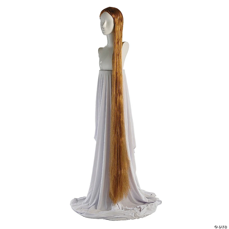 Adults Blonde Straight Extra Long Wig