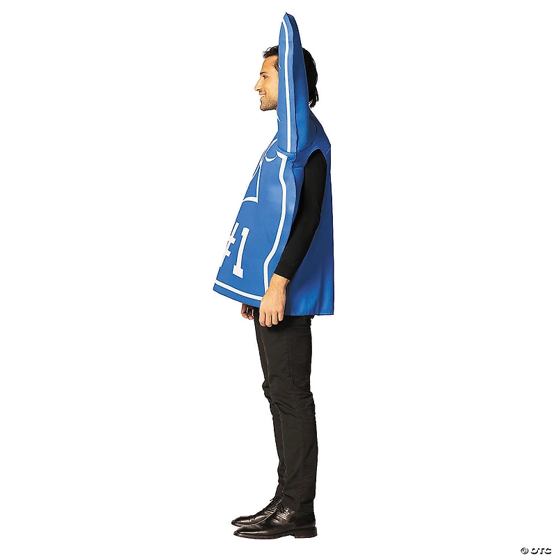 Adults Blue Team Spirit #1 Foam Finger Tunic Costume - One Size
