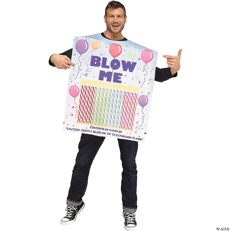 Adults Box Of Candles Costume