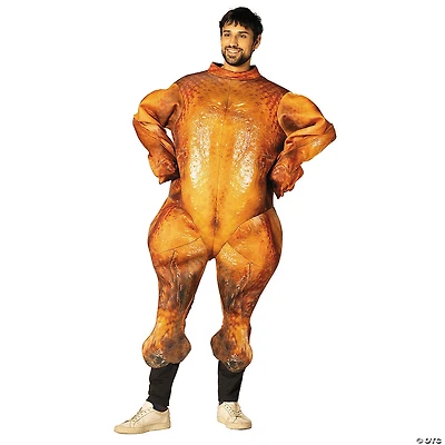 Adults Brown Cooked Turkey Costume