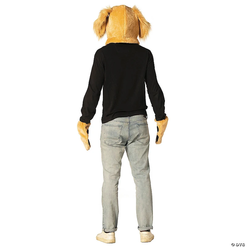Adults Brown Dog Mask & Paws Costume Kit - One Size