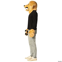 Adults Brown Dog Mask & Paws Costume Kit - One Size