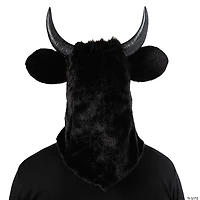 Adults Bull Moving Mouth Overhead Mask - One Size