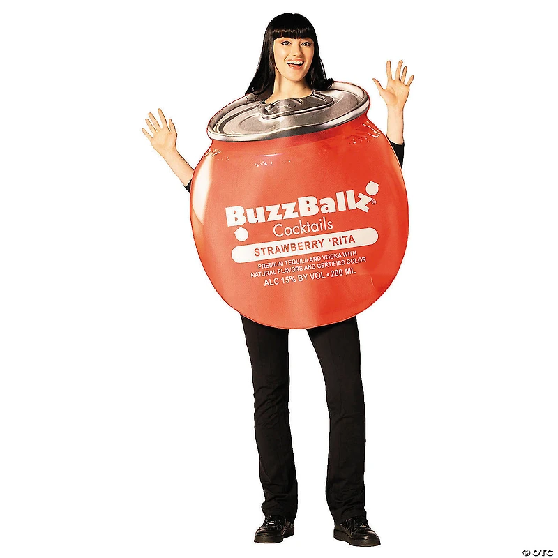 Adults Buzzballz® Strawberry 'Rita Tunic Costume - One Size