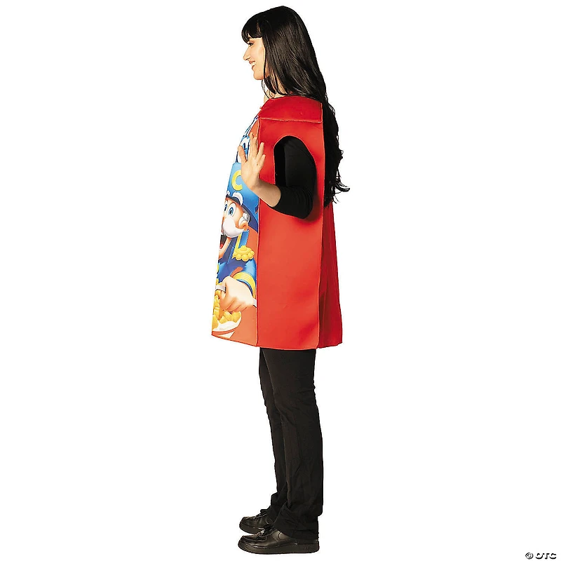Adults Cap'n Crunch™ Cereal Box Tunic Costume - One Size