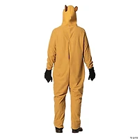 Adults Capybara Hooded Jumpsuit Costume - One Size