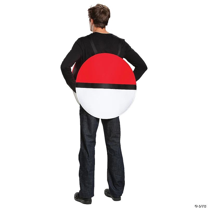 Adults Classic Pokémon Poké Ball Costume - One Size