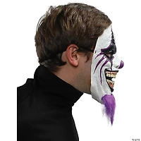 Adults Clown Mask with Purple Beard