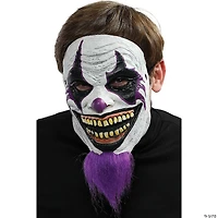 Adults Clown Mask with Purple Beard