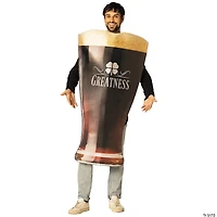 Adults Dark Beer Glass Tunic Costume - One Size