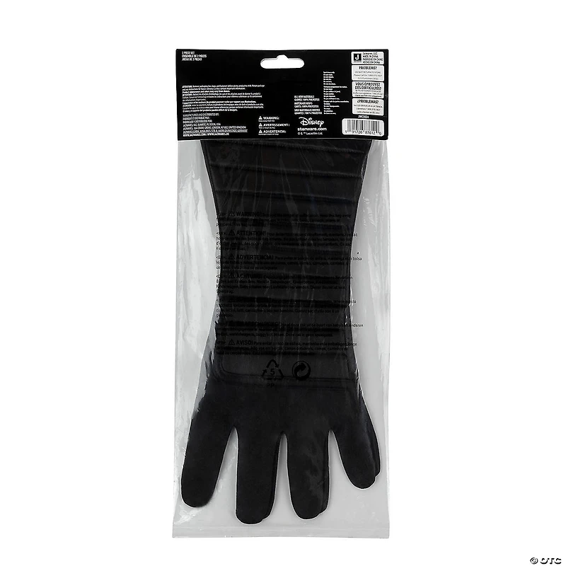 Adults Deluxe Darth Vader Gloves