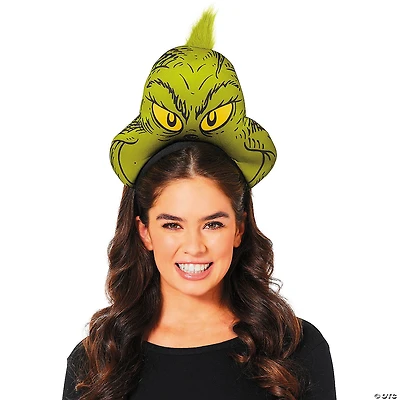 Adults Dr. Seuss™ How the Grinch Stole Christmas Grinch Face Headband Costume Accessory