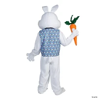 Adults Easter Bunny Costume with Reversible Vest & Bowtie